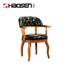 Haosen office chair wooden solid wood conference luxury chair